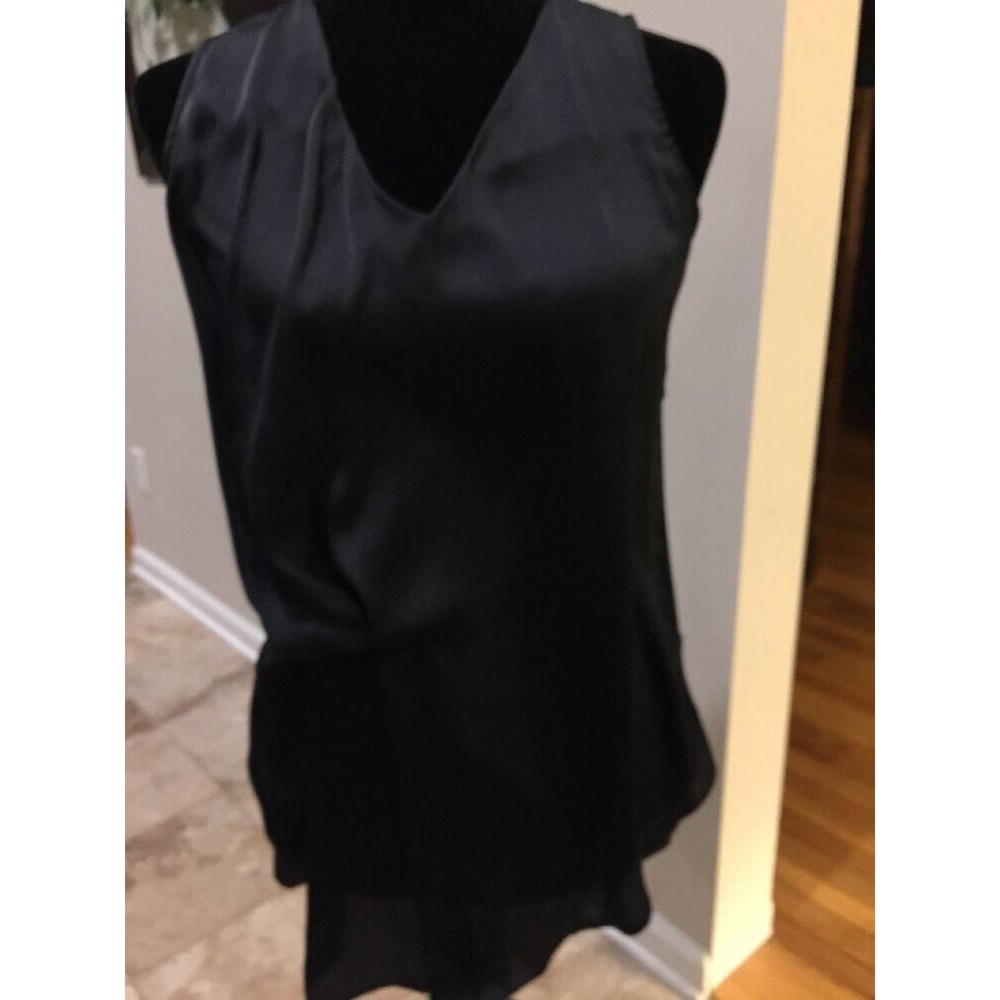 Anthropologie Dolan $78 Black Pinched Front Lokoya Tucked Tunic New